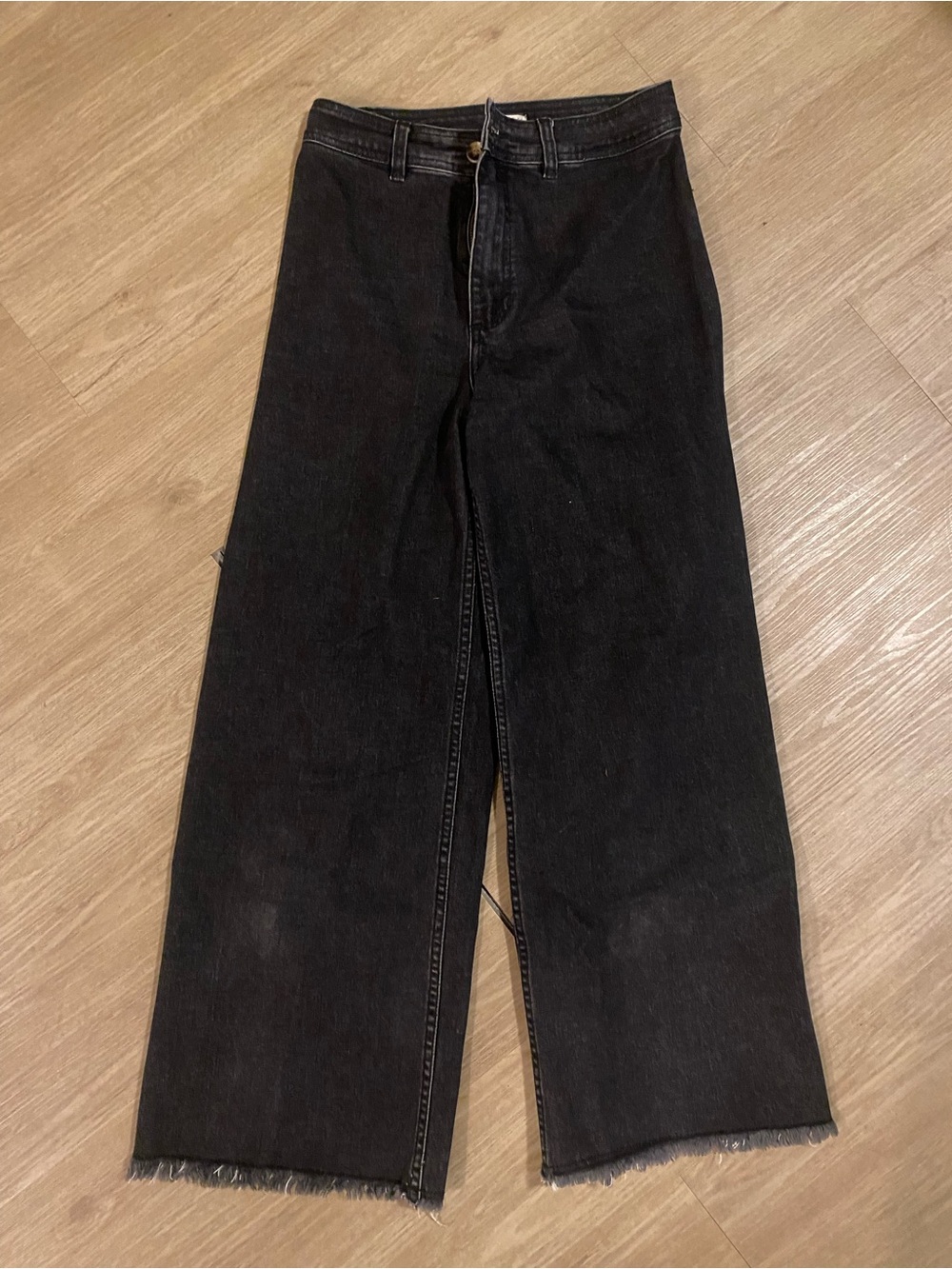 Billabong Black Relaxed Wide-Leg Jeans